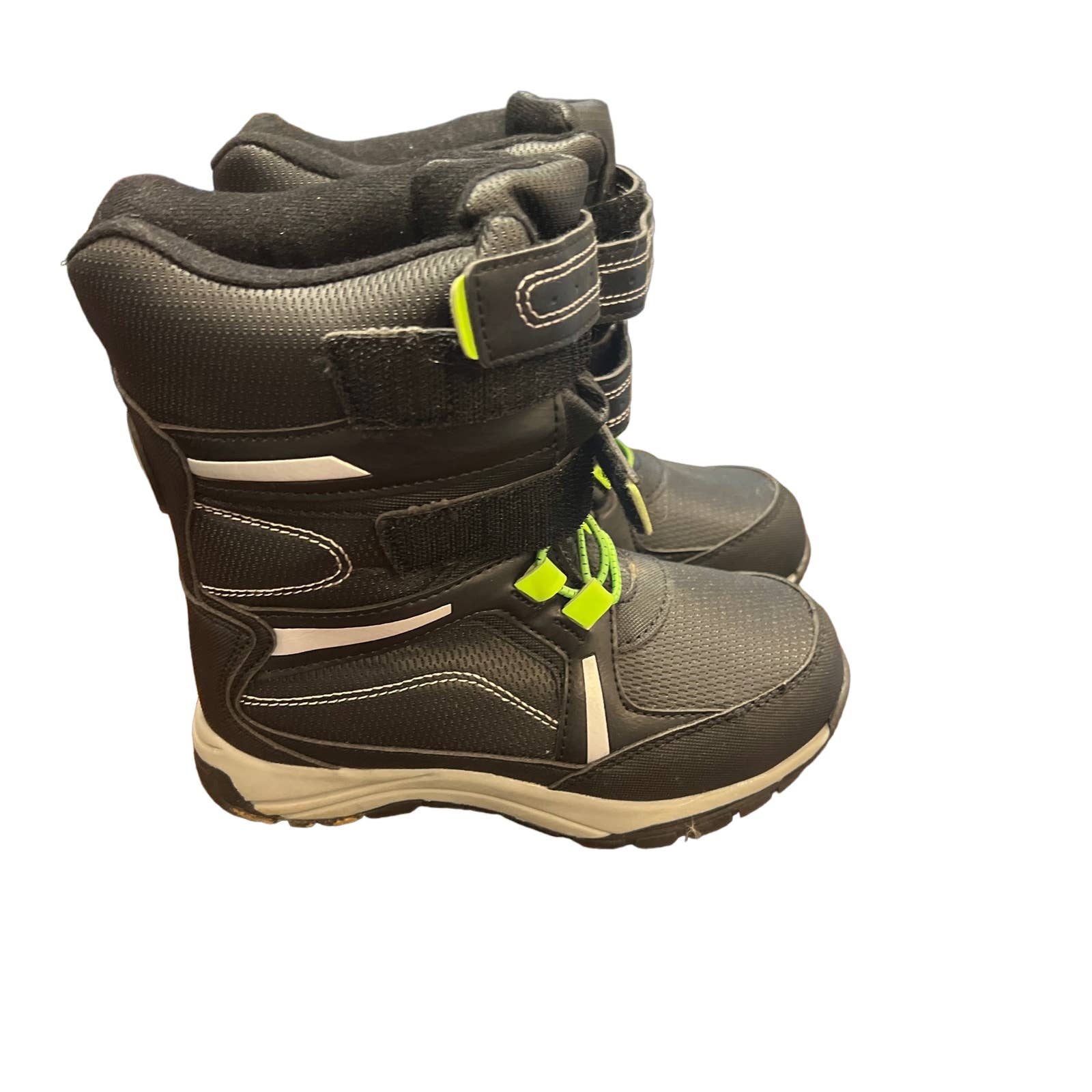 * Totes Seth Black Neon Green Thinsulate